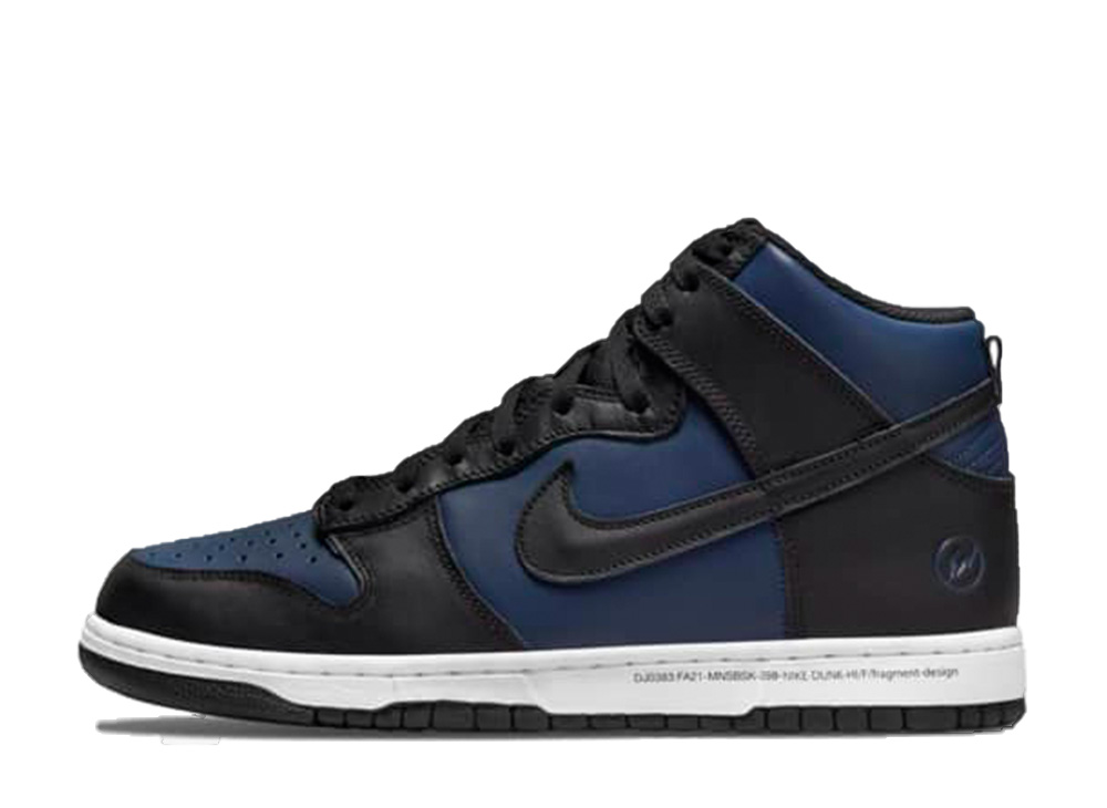 フラグメント×ナイキダンクハイシティパックネイビー FRAGMENT×NIKE DUNK HIGH CITY PACK NAVY DJ0383-400