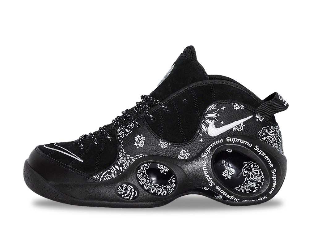 シュプリーム×ナイキ エアズームフライト95 SP ブラック Supreme×Nike Air Zoom Flight 95 SP Black/White DJ8604-001