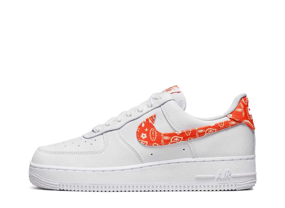 ナイキ ウィメンズ エアフォース1 ロー ペイズリー Nike WMNS Air Force1 Low Essential Orange Paisley DJ9942-102