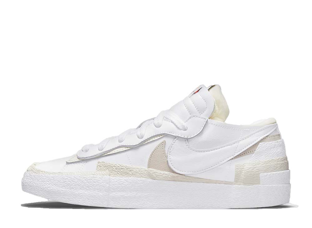 サカイ×ナイキ ブレーザー ロー ホワイト sacai×Nike Blazer Low White Patent Leather DM6443-100