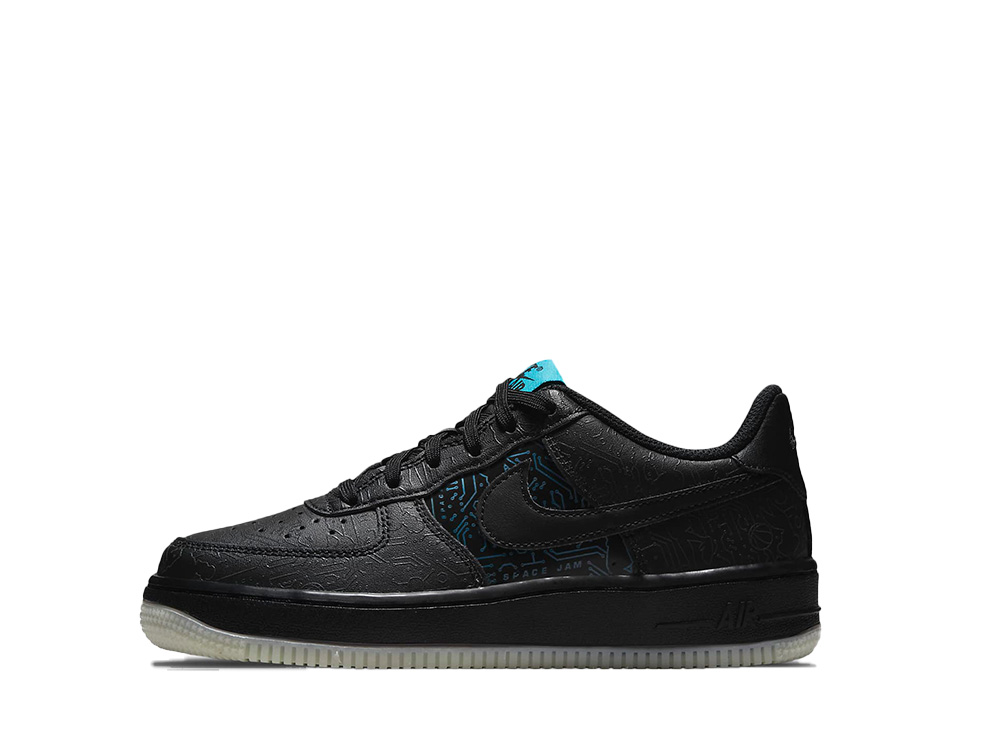 スペースプレイヤーズ×ナイキGSエアフォース1ロー SPACE PLAYERS×NIKE GS AIR FORCE 1 LOW BLACK DN1434-001