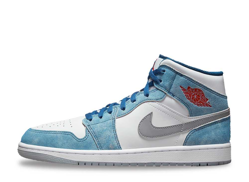 ナイキ エアジョーダン1 ミッド ホワイト/ブルー Nike Air Jordan1 Mid White/University Blue DN3706-401