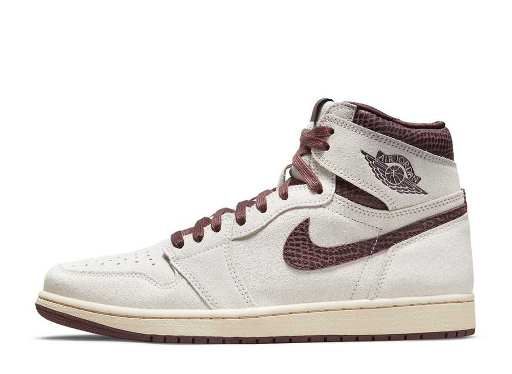 ア マ マニエール×ナイキエアジョーダン1 レトロハイ A Ma Mani?re×Nike Air Jordan1 RETRO High OG SailBurgundyCrush DO7097-100