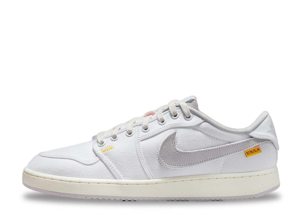 ユニオン×ナイキ エアジョーダン1 ロー KO UNION × Nike Air Jordan1 Low KO White Canvas DO8912-101