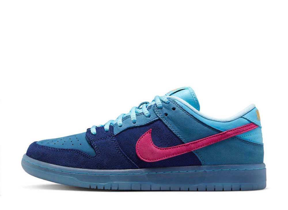 ラン ザ ジュエルズ×ナイキ SB ダンク ロー Run The Jewels × Nike SB Dunk Low Deep Royal Blue Active Pink DO9404-400