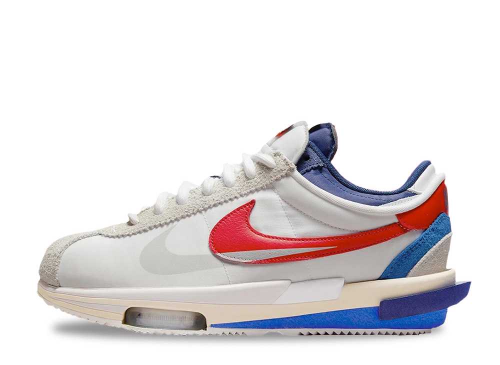 サカイ×ナイキ ズーム コルテッツ ホワイト sacai × Nike Zoom Cortez White Red DQ0581-100