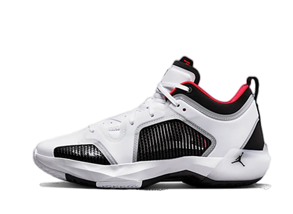 ナイキ エアジョーダン37 ホワイト Nike Air Jordan37 Low White/Black/Siren Red DQ4123-100