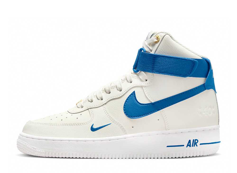 ナイキ ウィメンズ エアフォース1 ハイ 40th Nike WMNS Air Force1 High 40th Sail/Blue DQ7584-100