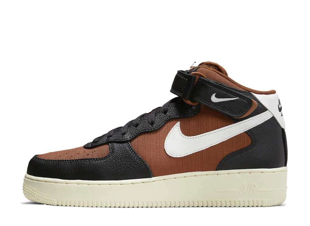 ナイキ エアフォース1 07 ミッド ヴィンテージ Nike Air Force1 Mid 07 Vintage Off-Noir Pecan DQ8766-001