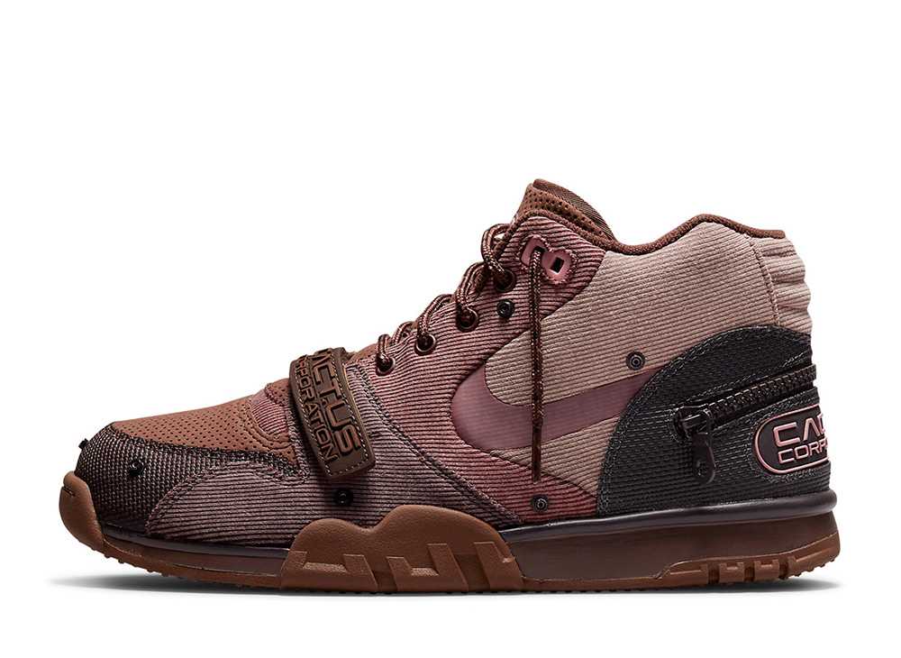 トラヴィス スコット×ナイキ エアトレーナー1 Travis Scott x Nike Air Trainer1 SP Brown Pink DR7515-200