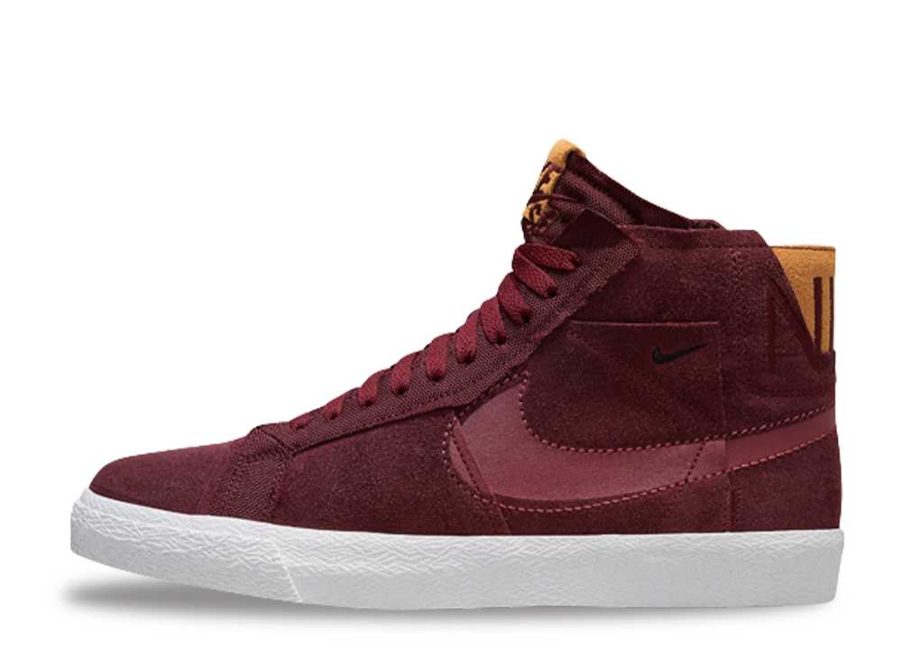 ナイキ SB ズーム ブレーザー ミッド プレミアム ナイト マルーン Nike SB Zoom Blazer Mid Premium Night Maroon/Rosewood DV7898-600