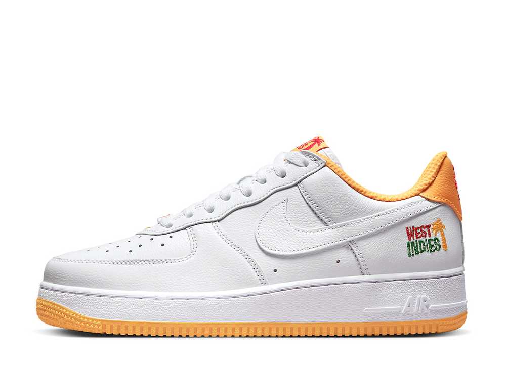 ナイキ エアフォース1 ロー ウェストインディーズ ホワイト Nike Air Force1 Low West Indies White/University Gold DX1156-101