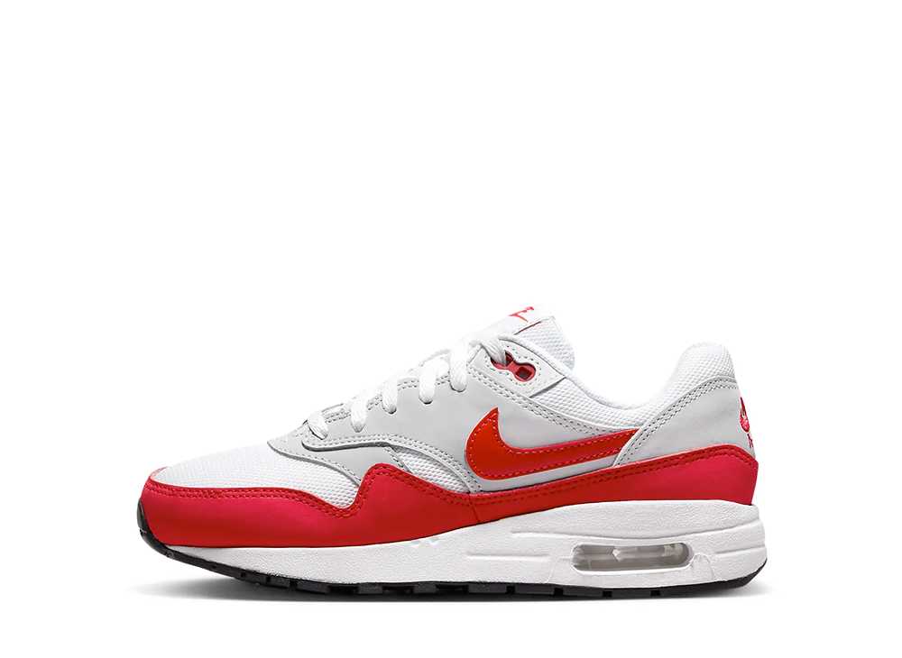 ナイキ GS エアマックス1 ニュートラルグレー/ホワイト Nike GS Air Max 1 Neutral Grey/White/Black/University Red DZ3307-003