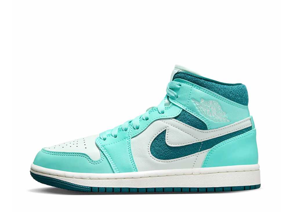 ナイキ ウィメンズ エアジョーダン1 ミッド SE ブリーチドターコイズ Nike WMNS Air Jordan1 Mid SE Bleached Turquoise DZ3745-300