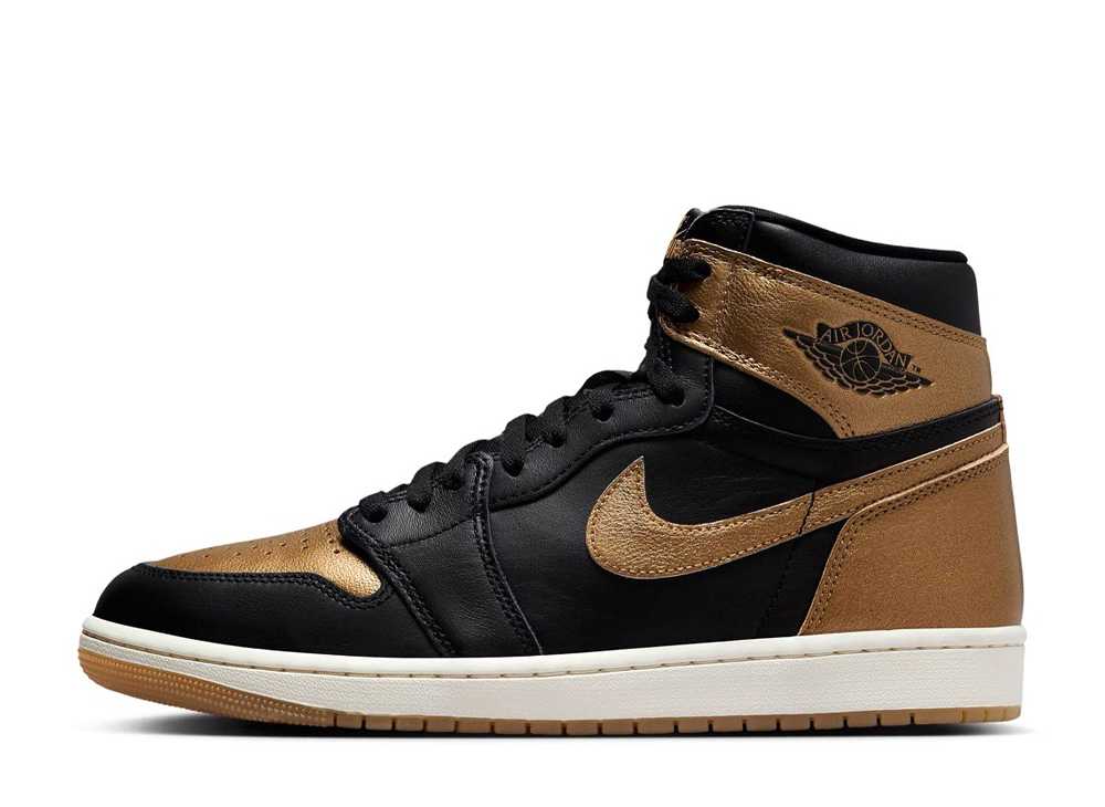 ナイキ エアジョーダン1 レトロ ハイ OG ブラック アンド ゴールド Nike Air Jordan 1 Retro High OG Black and Gold DZ5485-071