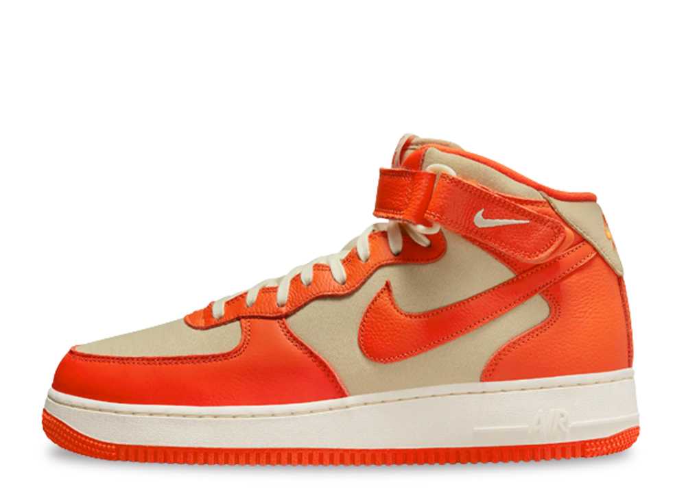 ナイキ エアフォース1 ミッド 07 LX NBHD Nike Air Force1 Mid 07 LX NBHD Team Gold/Safety Orange FB2036-700