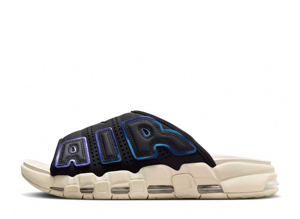 ナイキ エアモアアップテンポ スライド Nike Air More Uptempo Slide Black Sanddrift FB7799-001