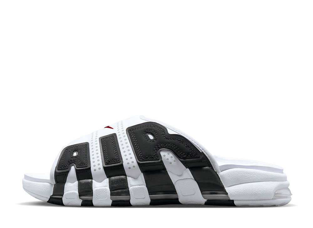 ナイキ エアモアアップテンポ スライド ホワイト ブラック Nike Air More Uptempo Slide White Black FB7818-100