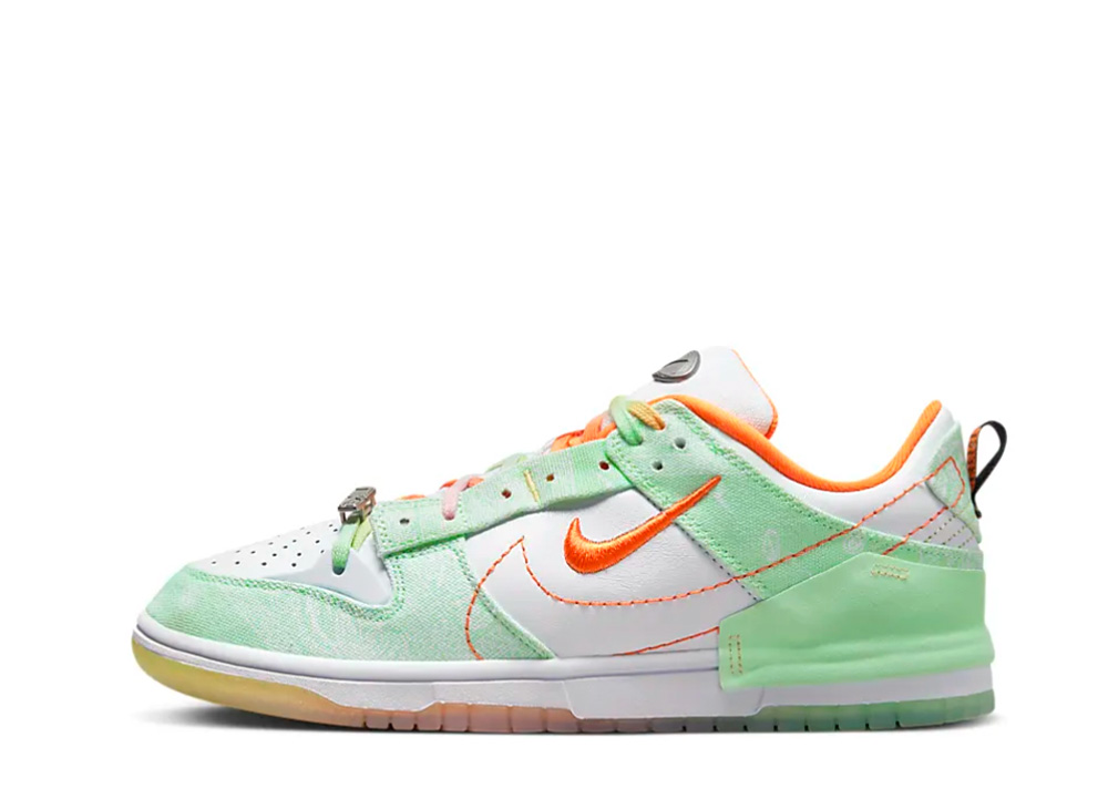 ナイキ ウィメンズ ダンク ロー ディスラプト 2 Nike WMNS Dunk Low Disrupt 2 Mint Form/Safety Orange FJ7745-181