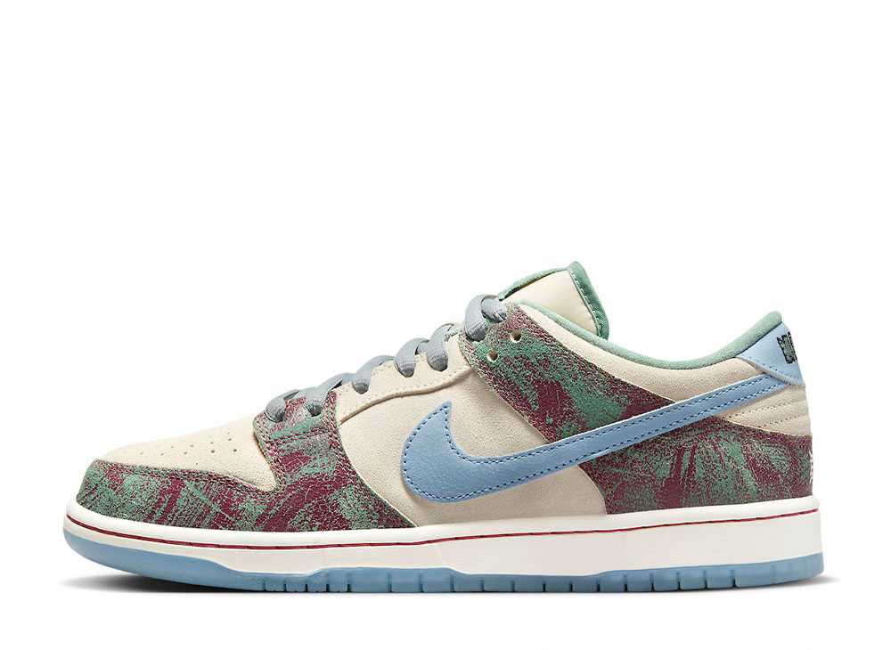 クレンショースケートクラブ×ナイキ SB ダンク ロー Crenshaw Skate Club × Nike SB Dunk Low PRO QS Sail/Light Blue-Cedar FN4193-100