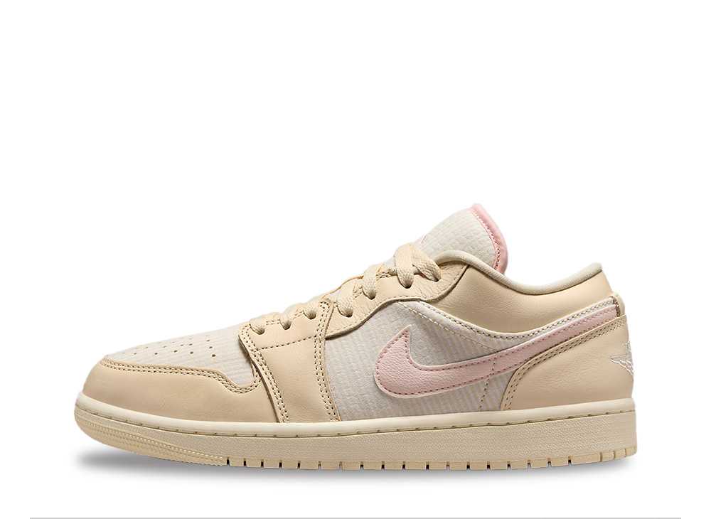 ナイキ ウィメンズ エア ジョーダン1 ロー SE モスリン/セイル Nike WMNS Air Jordan1 Low SE Muslin/Sail/Coconut Milk/Legend Pink FQ1925-100