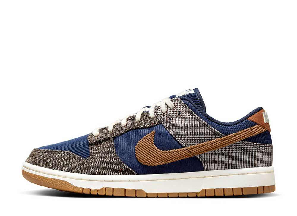 ナイキ ダンク ロー PRM &#39;ミッドナイトネイビー バロックブラウン Nike Dunk Low PRM Midnight Navy and Baroque Brown FQ8746-410