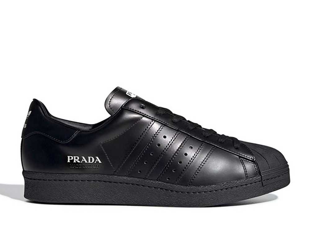 プラダ×アディダス スーパースターブラック Prada×Adidas Superstar Core Black FW6679