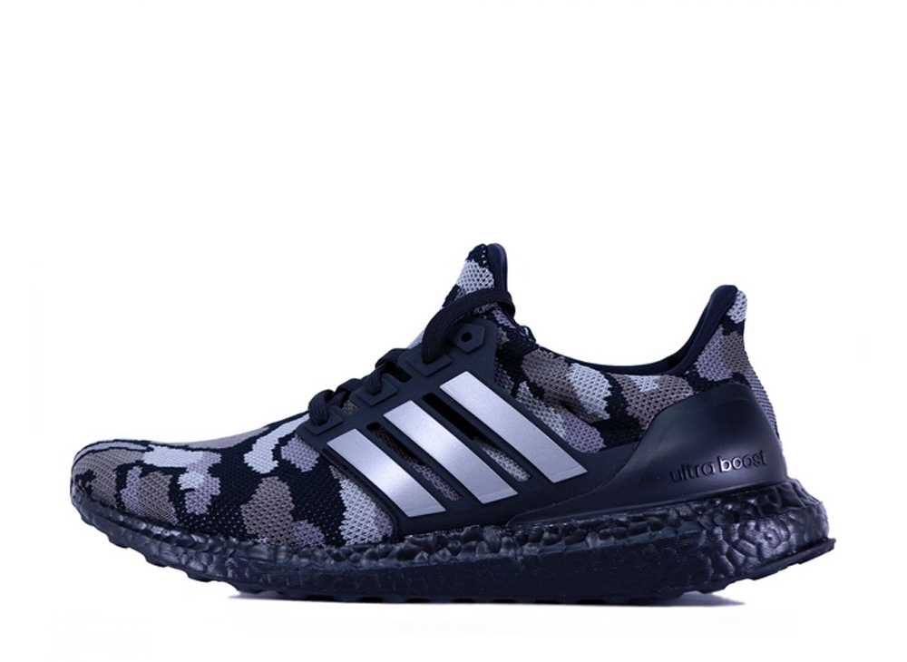 アディダス ウルトラブースト 4.0 ベイプ カモ ブラック Adidas Ultra Boost 4.0 Bape Camo Black G54784