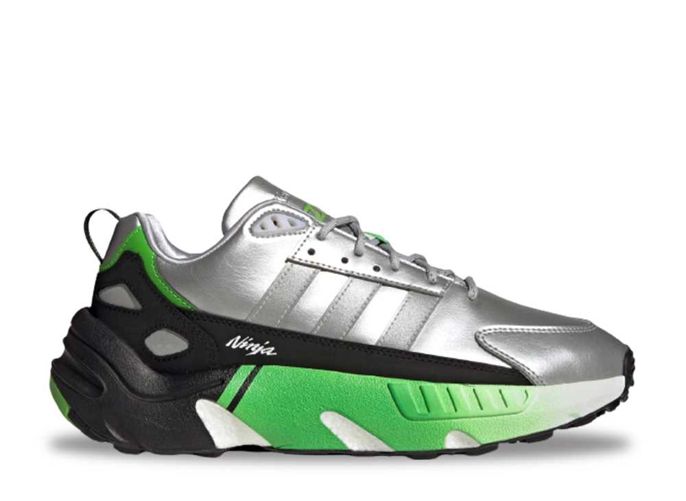 カワサキ×アディダス オリジナルス ZX22 KAWASAKI × adidas ZX22 Silver Metallic GW2125