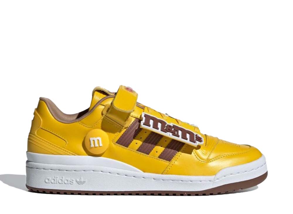 エムアンドエムズ×アディダスフォーラムローイエロー m&#38;m&#39;s×adidas Forum Low Yellow/Brown GY1179