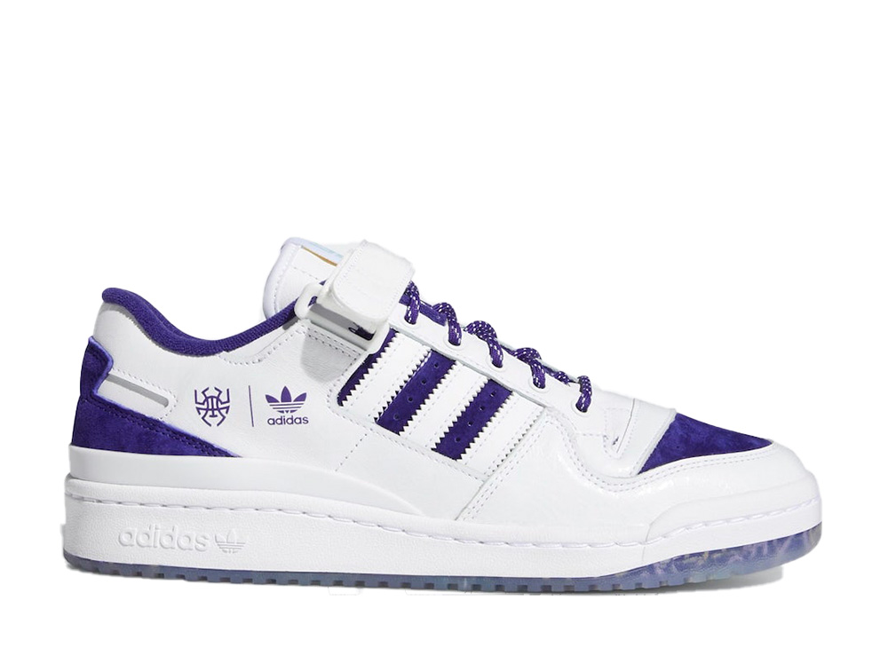 ドノバンミッチェル×アディダスフォーラムローホワイト DONOVAN MITCHEL×ADIDAS FORUMLOW WHITEPURPLE GY8287