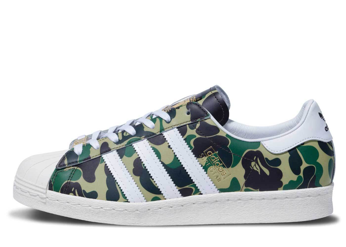 ベイプ × アディダス スーパースター80sグリーンカモ BAPE × adidas Superstar 80s GreenCamo GZ8981