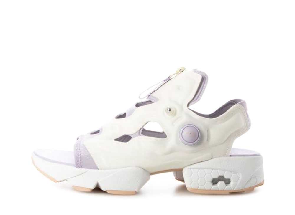 リーボック ウィメンズ インスタポンプフューリー サンダル Reebok WMNS Instapump Fury Sandal Zip Chalk/Purple H06198