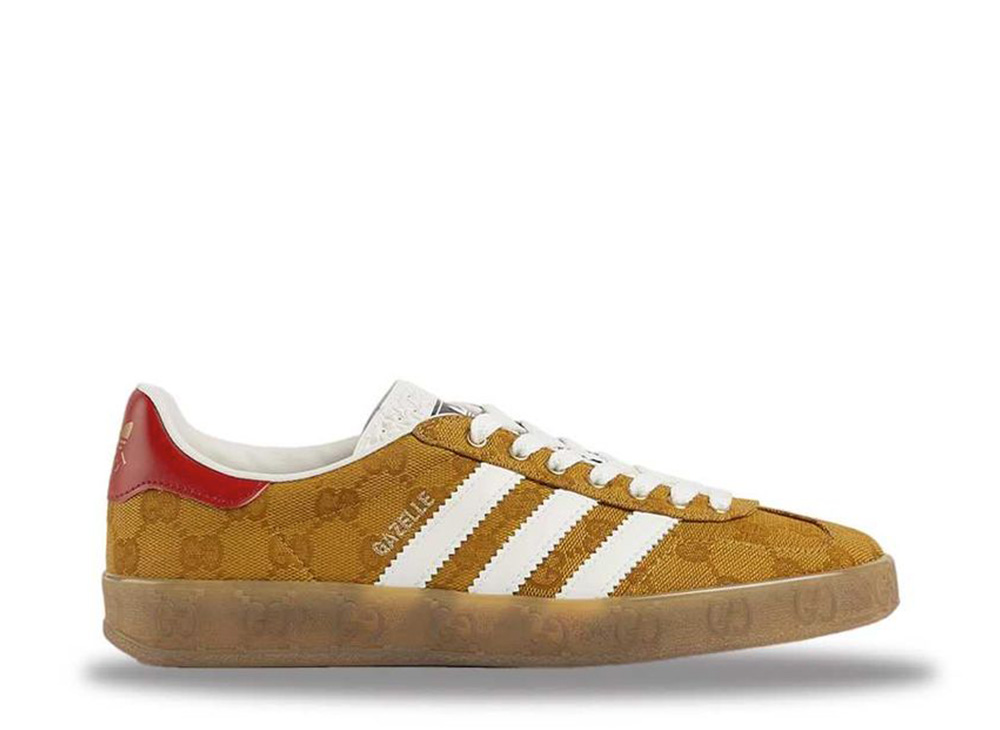 グッチ×アディダス ウィメンズ ガゼル ベージュ Gucci×adidas WMNS Gazelle Beige Brown HQ7086