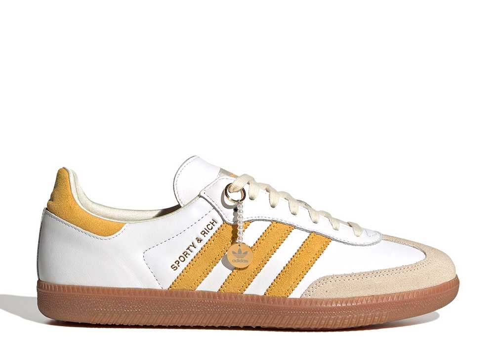 スポーティ アンド リッチ × アディダス オリジナルス サンバ OG Sporty &#38; Rich × adidas Originals Samba OG White/Bold Gold IF5661