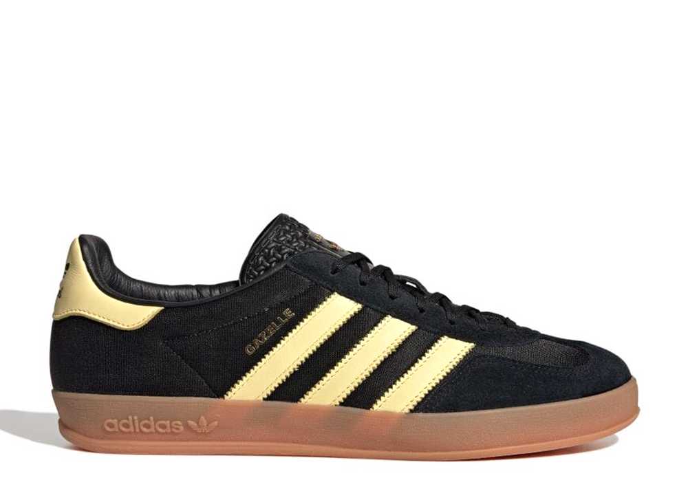 アディダス オリジナルス ガゼル インドア コアブラック adidas Originals Gazelle Indoor Core Black/Almost Yellow/Gum IG4999