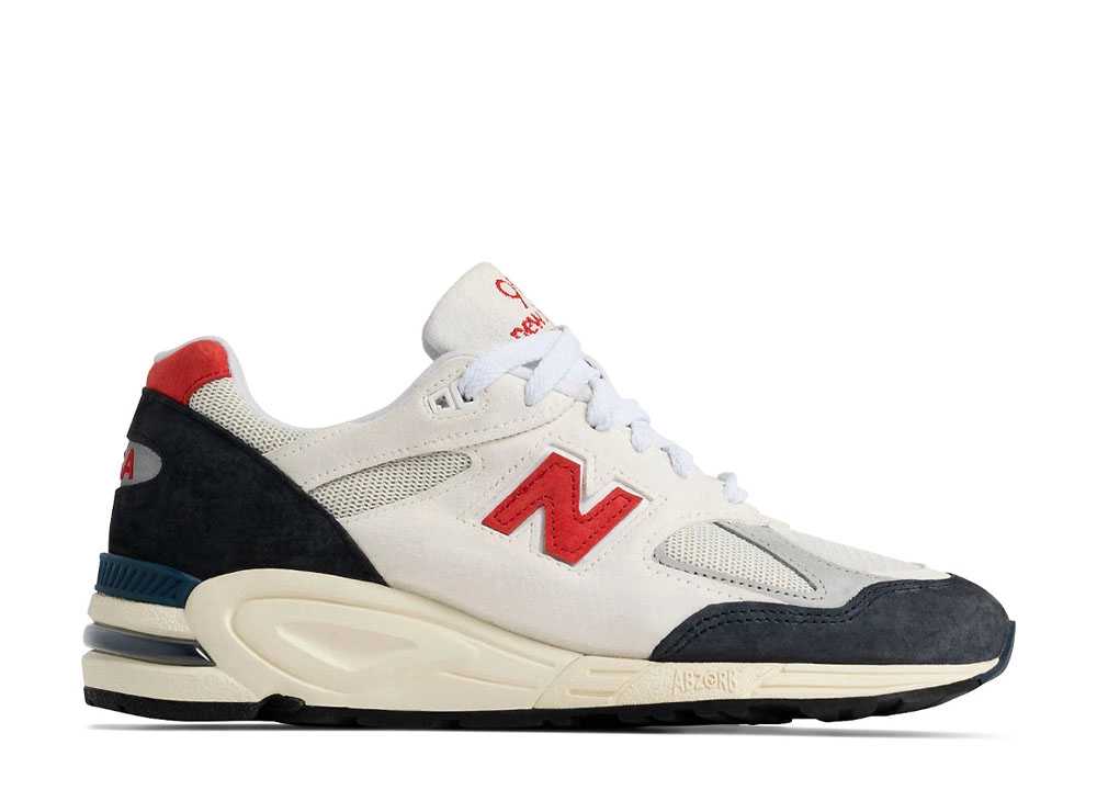 ニューバランス 990V2 レッド/ホワイト New Balance 990V2 Red/White/Navy M990TA2