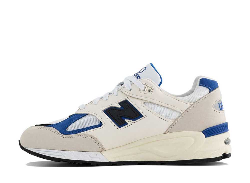 ニューバランス 990V2 ホワイト/ネイビー New Balance 990V2 White/Navy M990WB2