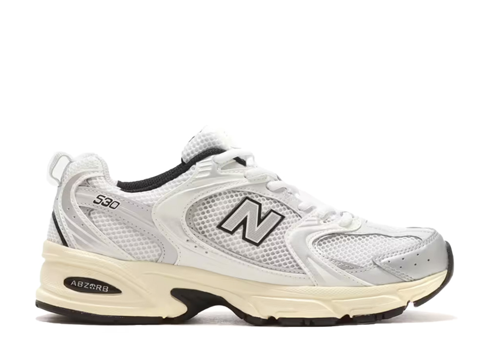 ニューバランス 530 ホワイト/シルバー New Balance 530 White/Silver MR530TA