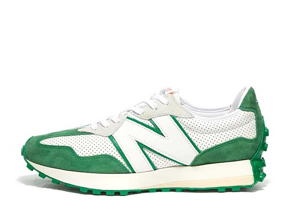 カサブランカ × ニューバランス &#39;327&#39; グリーン CASABLANCA × NEW BALANCE &#39;327&#39; WHITE MS327CBD