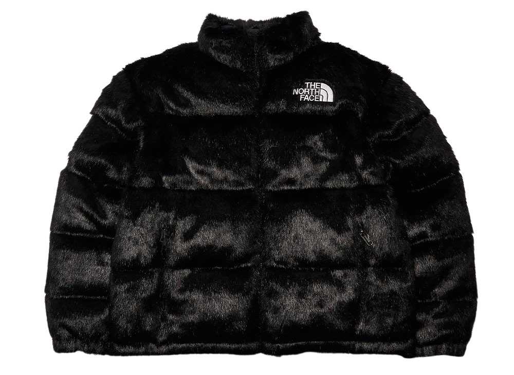 シュプリーム ザ ノース フェイス ブラック Supreme/The North Face Faux Fur NuptseJacket Black ND92001I-Black
