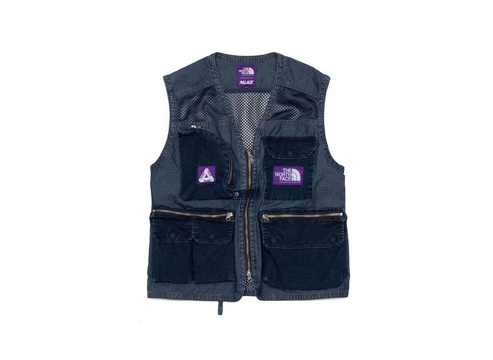 パレス ザノースフェイス パープルレーベル ベスト インディゴ PALACE THE NORTH FACE PURPLE LABEL Vest Indigo PL-309