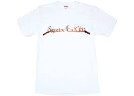 シュプリーム ファック ユー T ホワイト Supreme Fuck You Tee White SUP-FW18-12-White