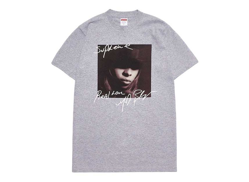 シュプリーム メアリー J ブライジ T グレー Supreme Mary J. Blige Tee Grey SUP-FW19-09-Grey