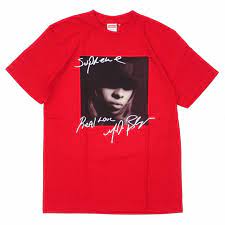 シュプリーム メアリー J ブライジ T レッド Supreme Mary J. Blige Tee Red SUP-FW19-09-Red