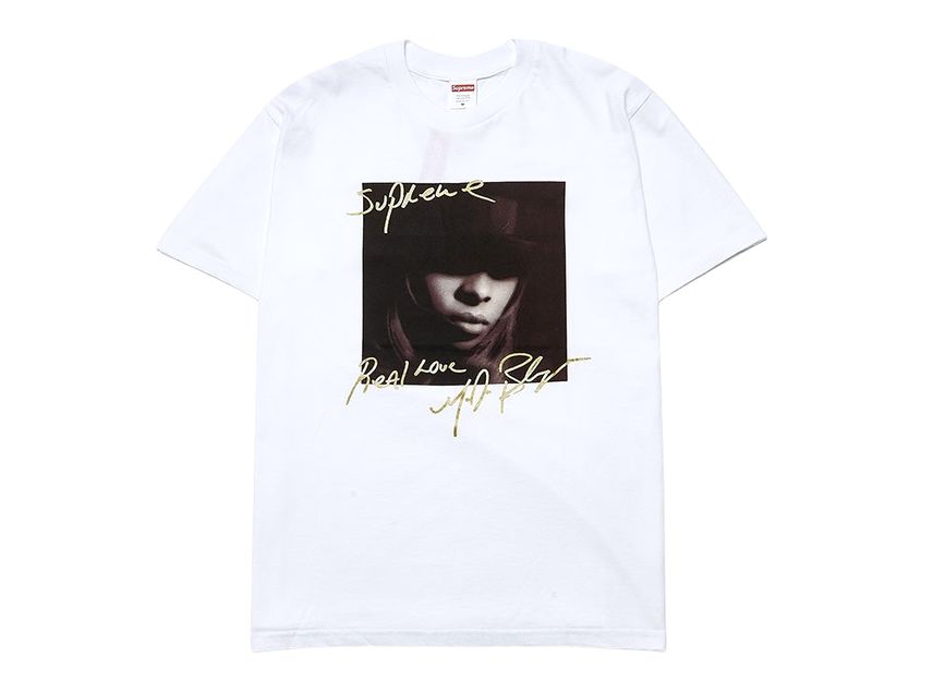 シュプリーム メアリー J ブライジ T ホワイト Supreme Mary J. Blige Tee White SUP-FW19-09-White