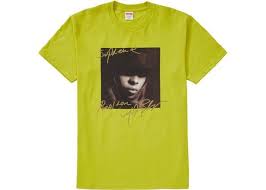 シュプリーム メアリー J ブライジ T イエロー Supreme Mary J. Blige Tee Yellow SUP-FW19-09-Yellow