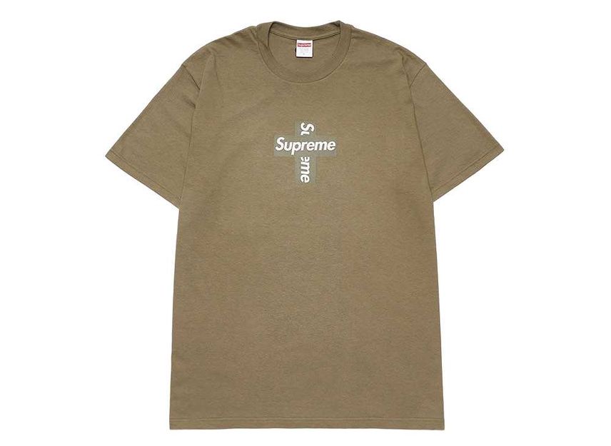 シュプリーム クロス ロゴ T オリーブ Supreme Cross Box Logo Tee Olive SUP-FW20-143-Olive