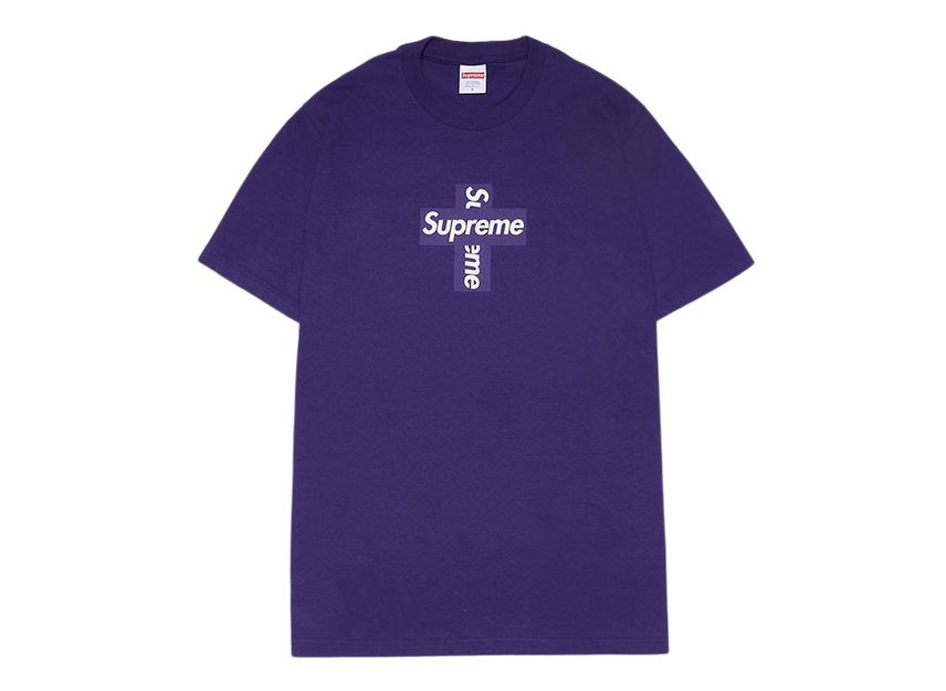 シュプリーム クロス ロゴ T パープル Supreme Cross Box Logo Tee Purple SUP-FW20-143-Purple