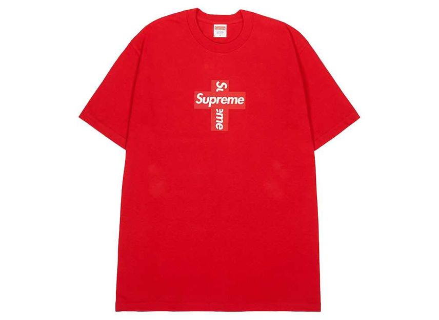 シュプリーム クロス ロゴ T レッド Supreme Cross Box Logo Tee Red SUP-FW20-143-Red